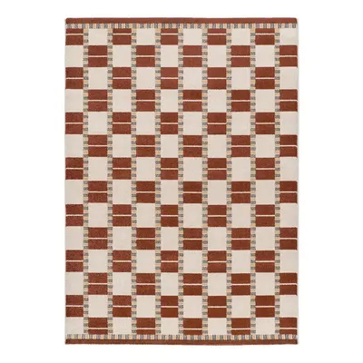 Covor bej/teracotă 133x190 cm Astra – Universal