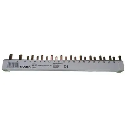Bareta de conexiuni (busbar) 3P+n, 12 module, 63A, tip furca Noark BBUE 4L 10 M12 NLLL+8xNLPN