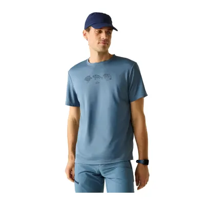 Tricou Drumeții În Natură Regatta Fingal Illustration Bărbați