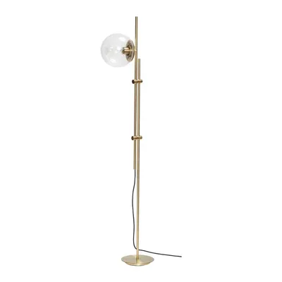 Lampadar alămiu cu abajur din sticlă (înălțime 147 cm) Bubble – Hübsch