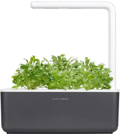 Smart ghiveci Click and Grow - Smart Garden 3, 8 W, gri