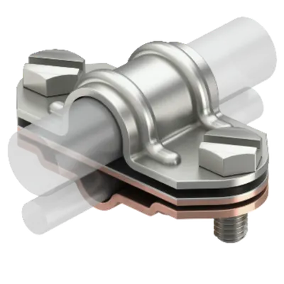 Universal bi-metal separating piece, Rd 16 A2, Rd 8-10 copper | Type 226 ZV VA
