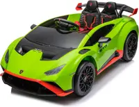 Masinuta electrica pentru copii Lamborghini Huracan STO 12V 80W Premium, verde