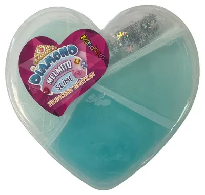 Slime pentru copii Sbabam Diamond Melmito - Strălucitor, albastru