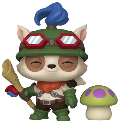 Figurină Funko POP! Games: League of Legends - Teemo with Mushroom #1138