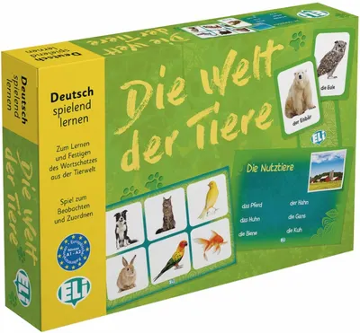 Joc educativ Eli Die Welt der Tiere (Limba germană)