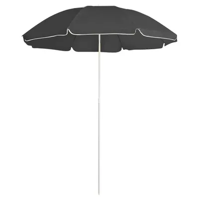Gossi umbrela de soare de gradina, stalp din otel, antracit, 180 cm