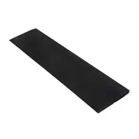 Pardoseala sport cu margine din cauciuc - 100x25 cm - 20 mm grosime - Negru