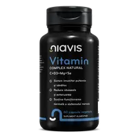 Complex natural Vitamin C + D3 + MG + SE, 60 capsule, Niavis