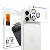 Folie de protectie Camera Spate Spigen GlastR EZ FIT Optik Pro XL pentru Apple iPhone 17 Pro Max, Sticla Securizata, Argintie AGL10652