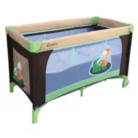 Patut pliabil cu doua Niveluri Bebino Nana Verde