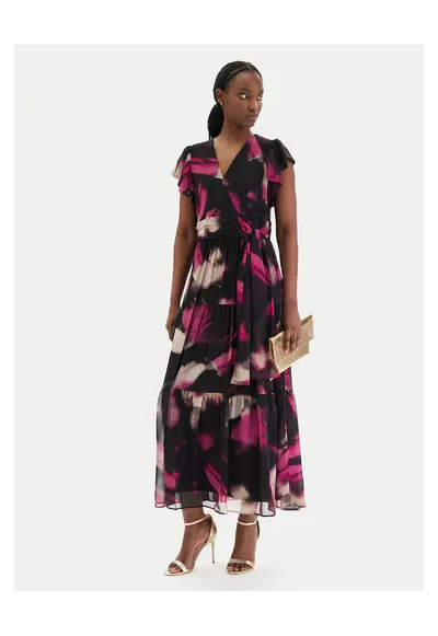 Rochie de cocktail - neagra - poliester