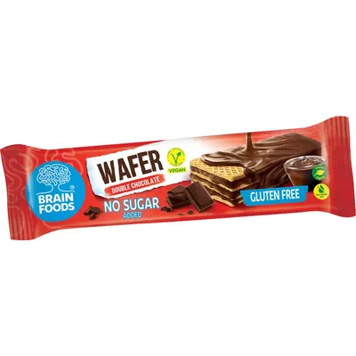 Napolitane cu Crema Dubla de Ciocolata fara Zahar Adaugat 40g