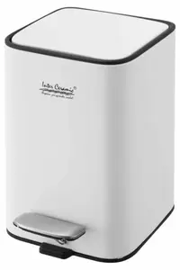 Coș de gunoi Inter Ceramic - FR Line, 3 l, Alb Mat