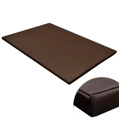 vidaXL Covor plat dreptunghiular pentru câini, maro, L