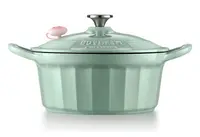 Cratiță din fontă emailată BUYDEEM - CP551, 3.9L, verde