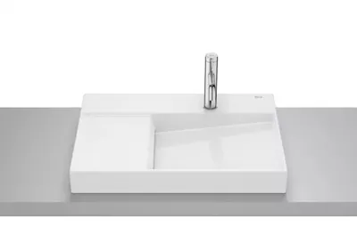 Lavoar Roca Horizon A32727400B, montare pe blat, 60 x 42 cm, Alb