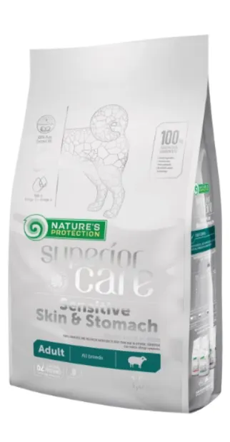 Nature's Protection Superior Care Sensitive Skin&Stomach Lamb Adult All Breed 1.5 Kg