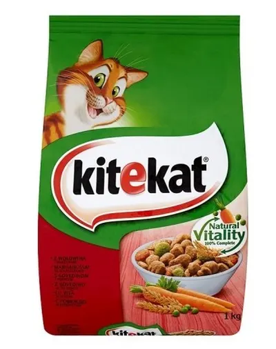 KITEKAT Hrana pisici, cu vita si legume 300 g