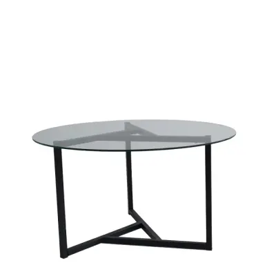Masuta de cafea TRIO SEHPA, negru, 75x75x42 cm