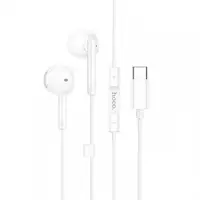 Handsfree USB-C HOCO M95, Alb