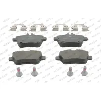 Set placute frana, frana disc FERODO FDB4163