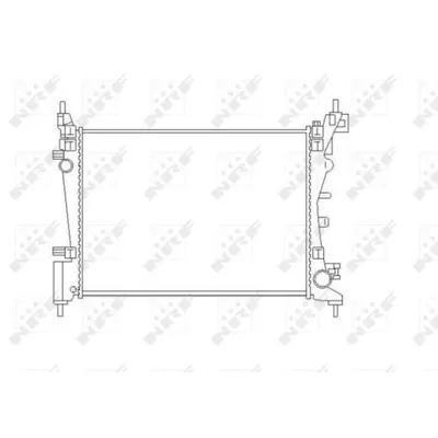 Radiator, racire motor NRF 55340