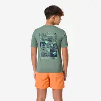 Tricou anti UV 100 UPF50+, UV>95% Surf Everyday Kaki Copii