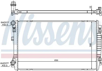 Radiator Apa Racire Motor Audi A3, Q2, Q3, Tt; Seat Ateca, Leon, Leon Sc, Leon St, Tarraco; Skoda Karoq, Kodiaq, Octavia Iii, Superb Iii, Yeti; Vw Arteon, Golf Alltrack Vii, Golf Sportsvan 1.0-2.0d Du