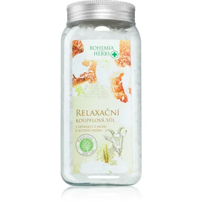 Bohemia Gifts Bohemia Herbs Honey & Goat Milk sare de baie 900 ml