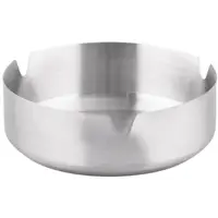 Scrumiera Rotunda, din Inox, 10 x 3 cm, Grunberg