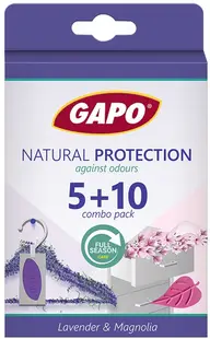 Parfum gel împotriva moliei Gapo - Economy Set, 15 buc, lavandă