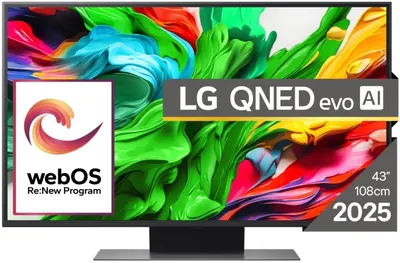 Televizor smart LG - 43QNED86A3C, 43", QNED evo AI, 4K Super Upscaling, VRR 144Hz, HDR10, Alpha 7 AI, Dolby Vision, negru