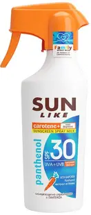 Sun Like Panthenol Lapte spray cu protecție solară pentru copii și adulți, SPF30, 250 ml