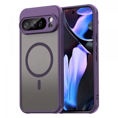Husa MagSafe pentru Google Pixel 10 Pro XL, Techsuit, HaloFrost II, Mov