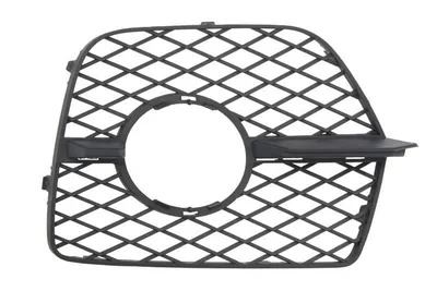 Grila bara fata Stanga cu locas proiector, plastic, negru potrivit BMW X6 E71, E72 2007-2014 2007-2014