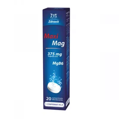 MaxiMag, Zdrovit | 20 comprimate efervescente