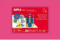 Spuma EVA Apli - 60 х 40 cm, roz, 1 coala
