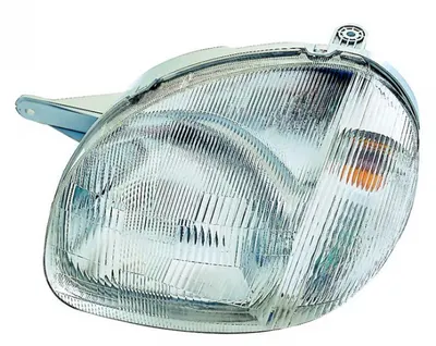 Far stanga (H4, manual, fundal argintiu, fundal transparent) HYUNDAI ATOS 1998-2002