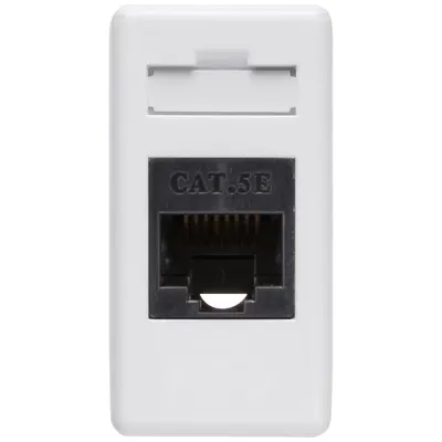 Priza date RJ45 CAT5E UTP 1 modul Gewiss System GW20271, alb