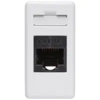 Priza date RJ45 CAT5E UTP 1 modul Gewiss System GW20271, alb