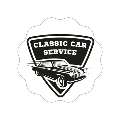 Abtibild Classic Car Service Cod: Tag 003 / T4