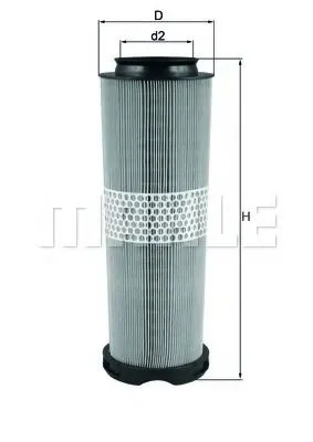 Filtru aer MAHLE ORIGINAL LX 1020