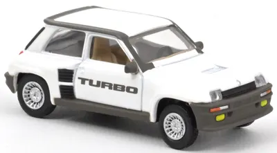 Model de colecție NOREV Modern: Мașini - Renault 5 Turbo (1981) (Pearl White) (1:54)