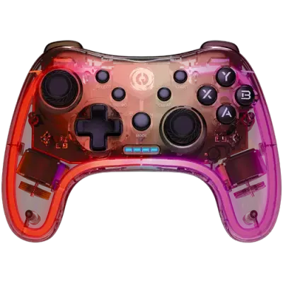 Gamepad Wireless Canyon Brighter GPW-04, PC/PS4/Xbox360/Android, Led RGB (Transparent)
