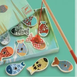Joc de pescuit magnetic peşti Djeco
