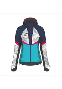 Jacheta dama schi de tura Active Primaloft® Rohace 2 - Alb/Albastru
