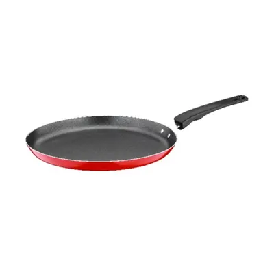 Tigaie din Aluminiu, cu Invelis Antiaderent, Rosie, 25 cm, Papilla
