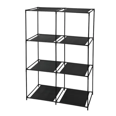 Raft metalic cu 8 polițe – organizator multifuncțional pentru baie, dormitor sau living, Storage Solutions