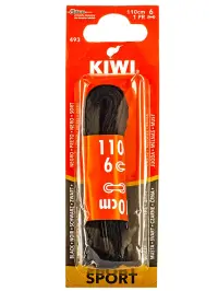 Kiwi Sireturi de pantofi 110 cm Sport Negru